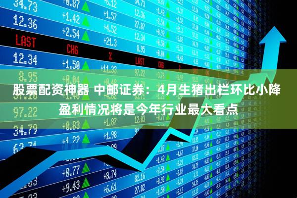 股票配资神器 中邮证券：4月生猪出栏环比小降 盈利情况将是今年行业最大看点